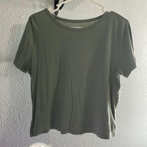 Light green baby tee